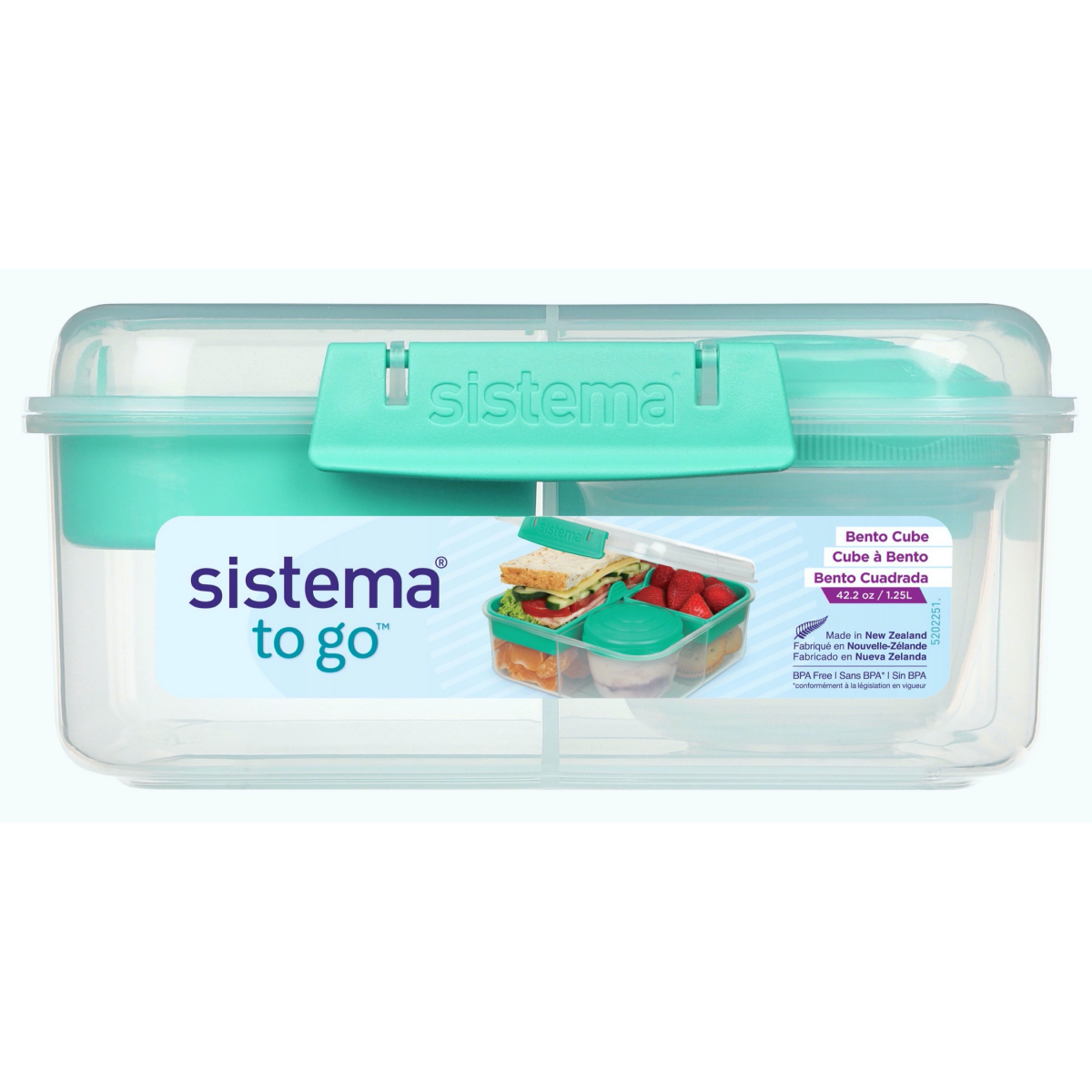 slide 1 of 10, Sistema Plastic Salad To Go Container, 1 ct