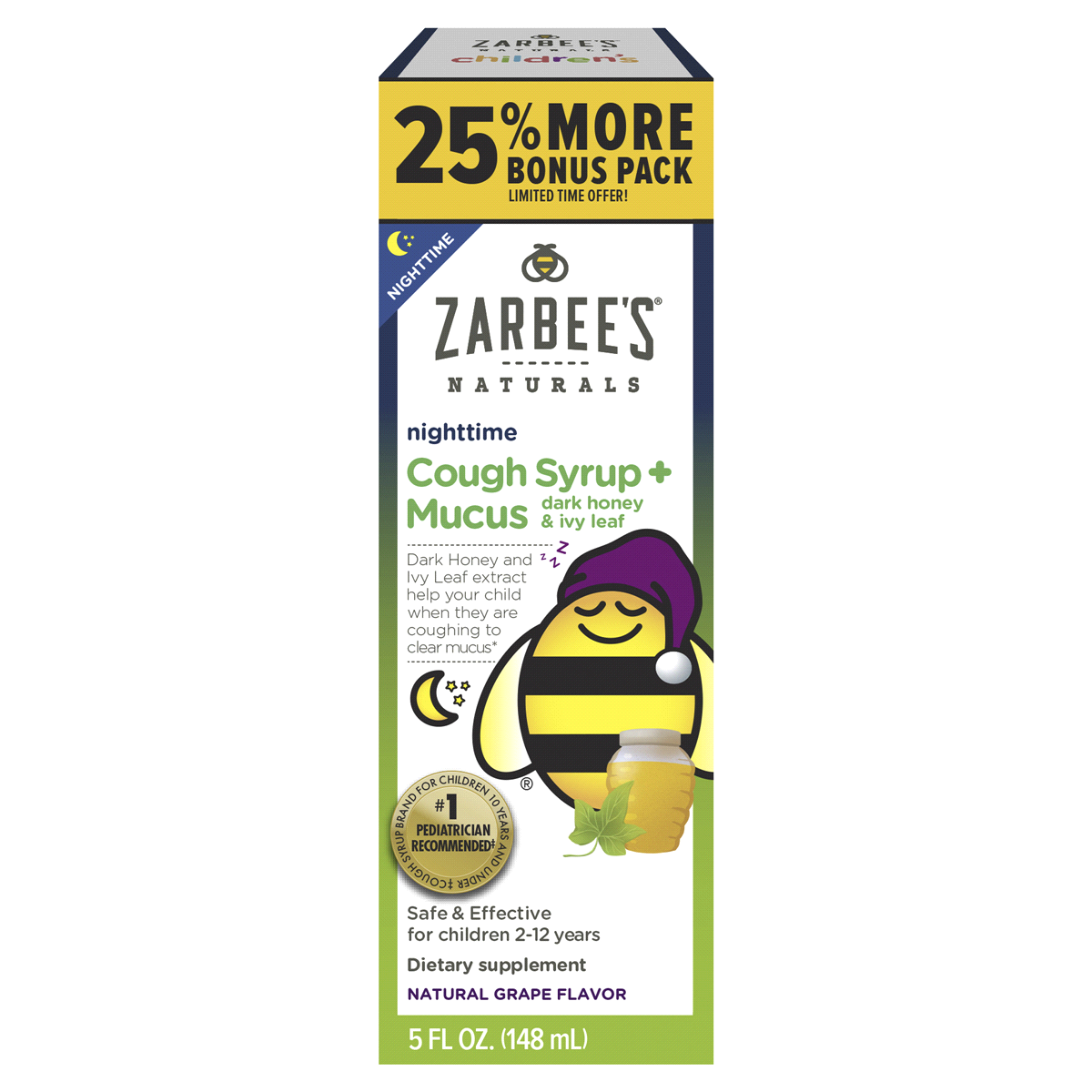 slide 1 of 1, Zarbee's Naturals Cough Syrup Mucus Reducer, 5 fl oz