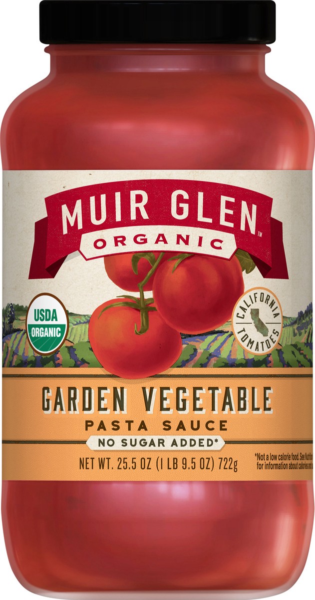 slide 9 of 9, Muir Glen Organic Garden Vegetable Pasta Sauce 25.5 oz, 25.5 oz