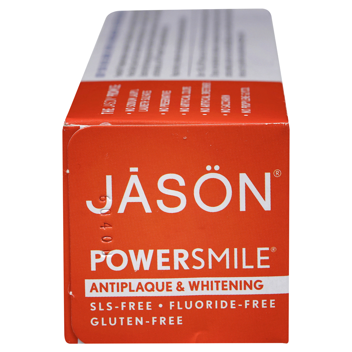 slide 6 of 7, Jason JĀSON Power Smile Powerful Peppermint Whitening Toothpaste 6 oz. Box, 6 oz