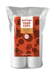 Giant Eagle Foam Cups