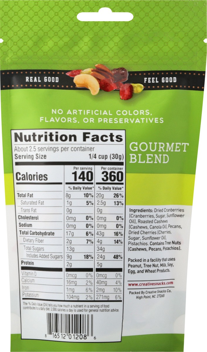 slide 9 of 10, Creative Snacks Co Gourmet Blend Snack Bag, 1.03 lb