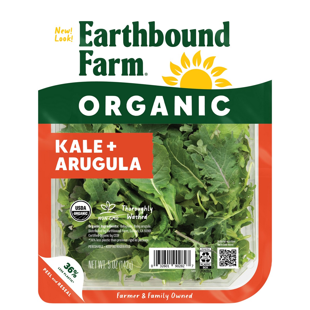slide 1 of 1, Earthbound Farm Organic Kale & Arugula, 5 oz