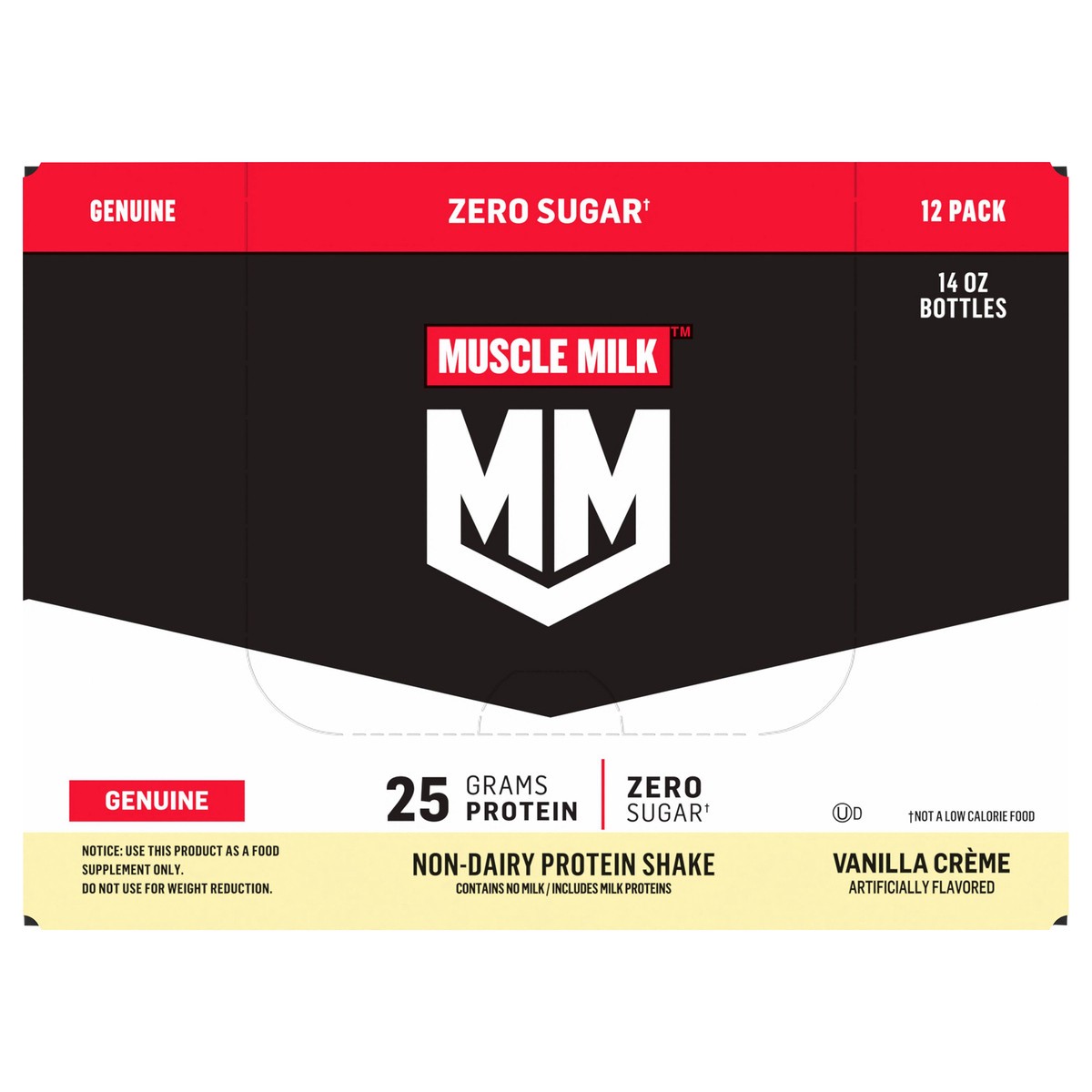 slide 3 of 10, MUSCLE MILK Vanilla Cream Dairy Substitute - Shelf Stable, 168 fl oz