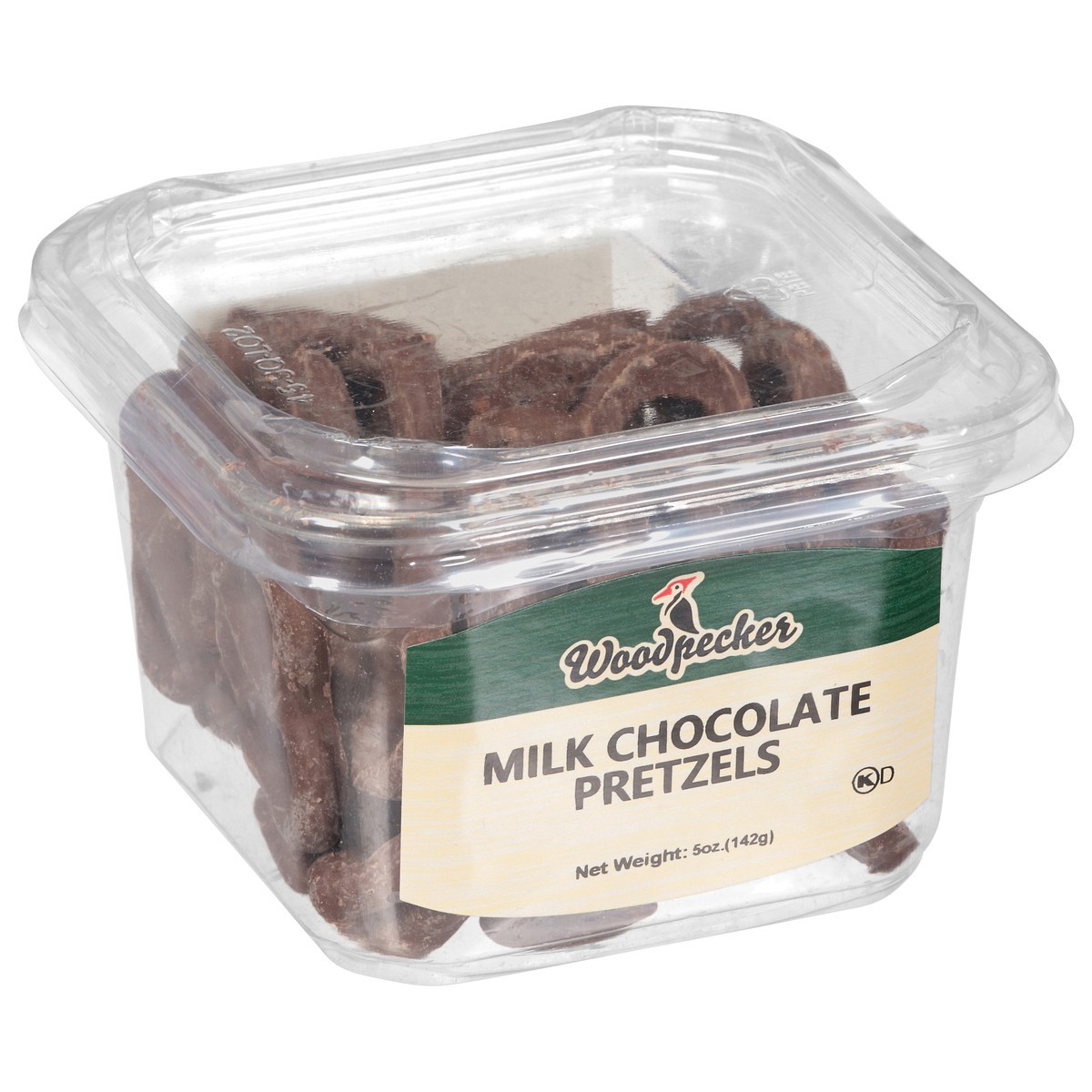 slide 4 of 4, Woodpecker Milk Chocolate Pretzels 5 oz, 5 oz
