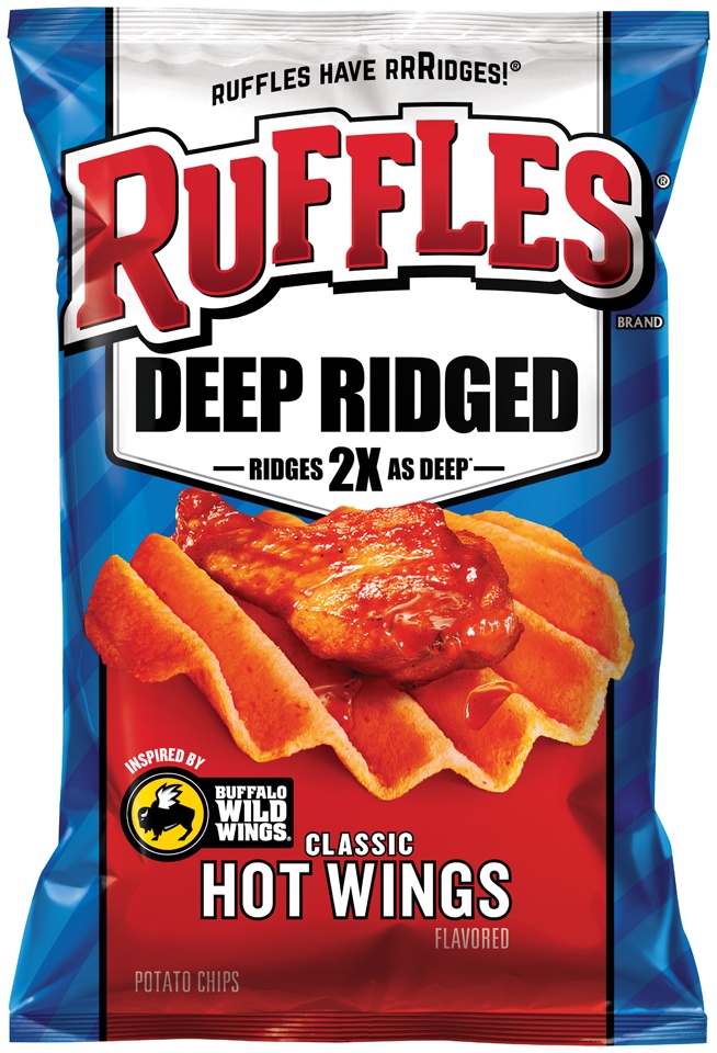 slide 1 of 1, Ruffles Hot Wings Potato Chips, 6.875 oz