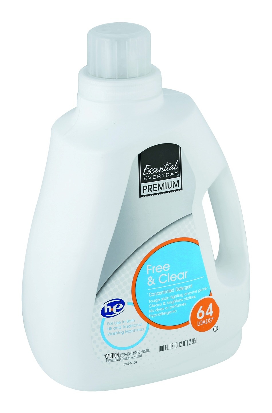 slide 1 of 6, Essential Everyday Free Laundry Detergent, 100 fl oz