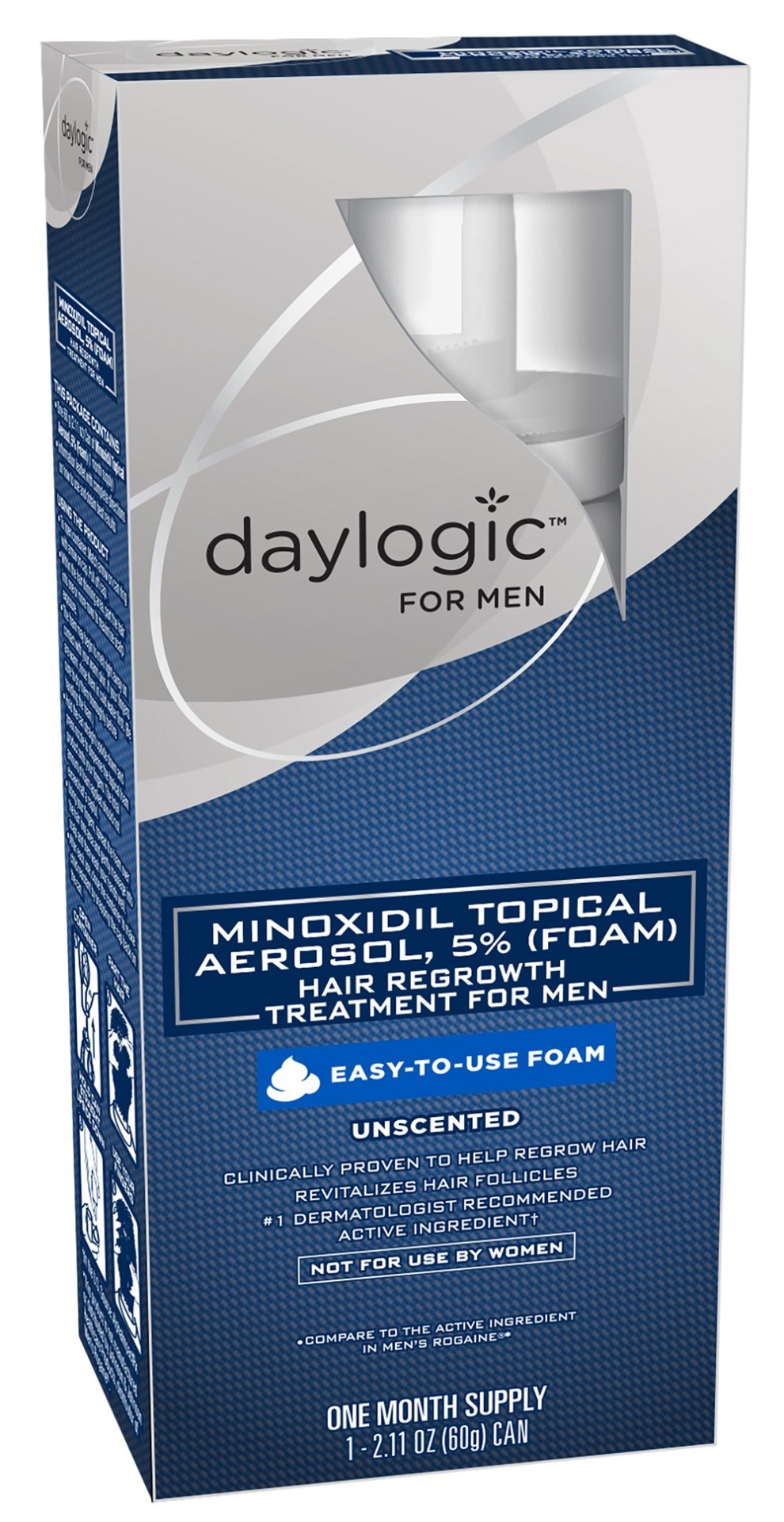 slide 1 of 1, Daylogic 5% Minoxidil Men's Foam, 1 ct