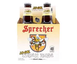 Sprecher Lo-Cal Cream Soda - 4 Pack 16 oz