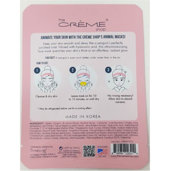 slide 9 of 13, The Crème Shop Face Mask 0.85 oz, 0.85 oz