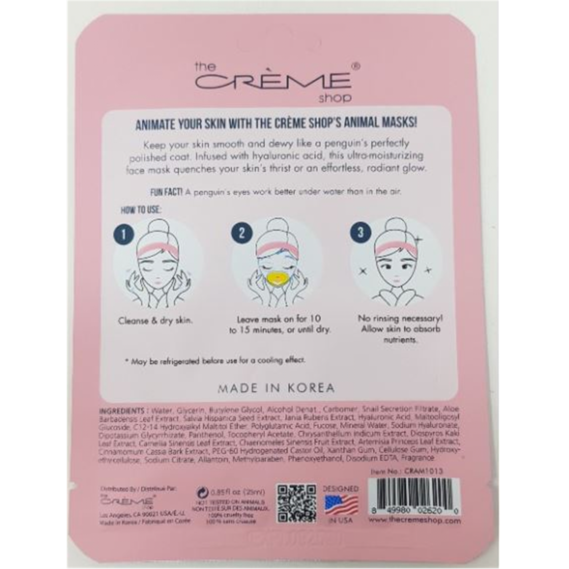 slide 5 of 13, The Crème Shop Face Mask 0.85 oz, 0.85 oz