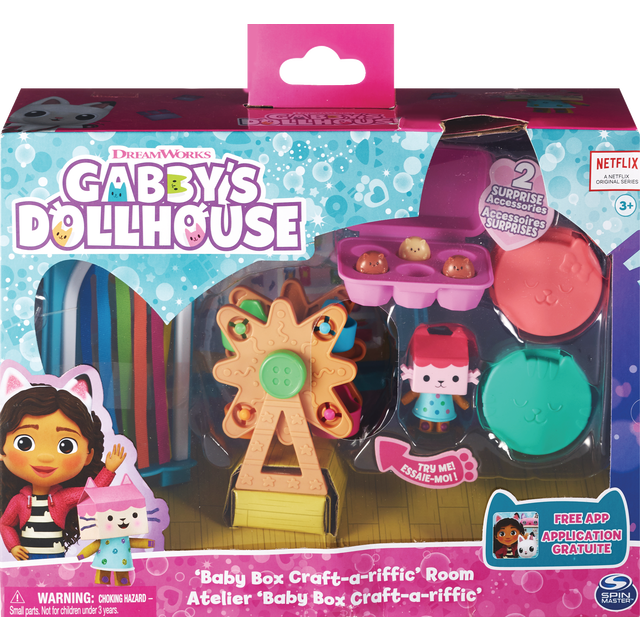 slide 1 of 1, SEASONAL MISC Gabbys Dollhouse Deluxe Room Set Assort, 1 ct