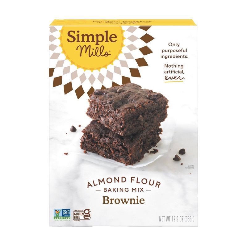 slide 1 of 6, Simple Mills Almond Flour Brownie Baking Mix 12.9 oz, 12.9 oz