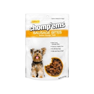 slide 1 of 1, Chomp'ems Chomp'Ems Sausage Bites Genuine Sausage Treats, 11 oz