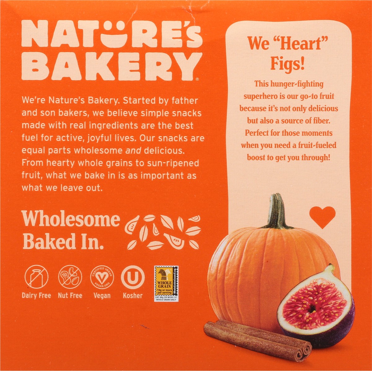 slide 4 of 14, Nature's Bakery Pumpkin Spice Whole Wheat Fig Bars, Snack Bars, 6 Ct, 6 ct
