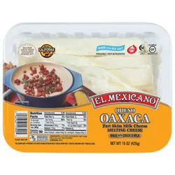 El Mexicano Part Skim Queso Oaxaca Melting Cheese - 15 oz