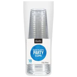 Essential Everyday Clear Plastic Party Cups