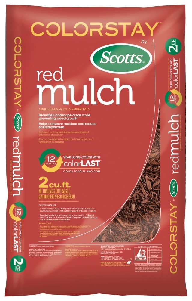 slide 1 of 1, Scotts Colorstay Red Mulch, 1 ct