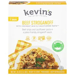 Kevin's Natural Foods Beef Stroganoff with Coconut Milk & Cauliflower Pasta 26 oz