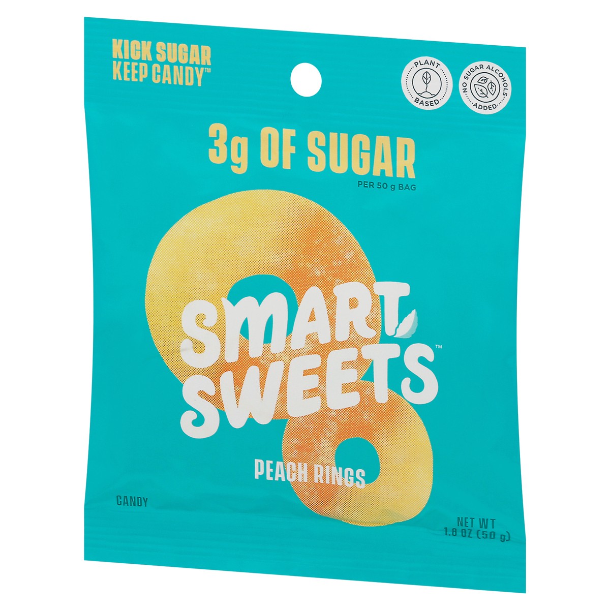 slide 7 of 13, SmartSweets Peach Rings Candy 1.8 oz, 1.8 oz