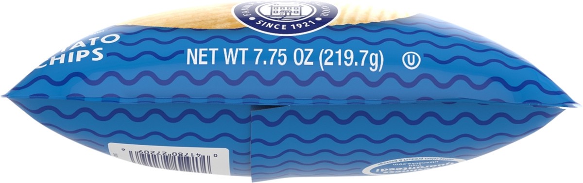 slide 7 of 7, Utz Ripples Potato Chips, Gluten-Free, Original, Family Size, 7.75 oz Bag, 7.75 oz