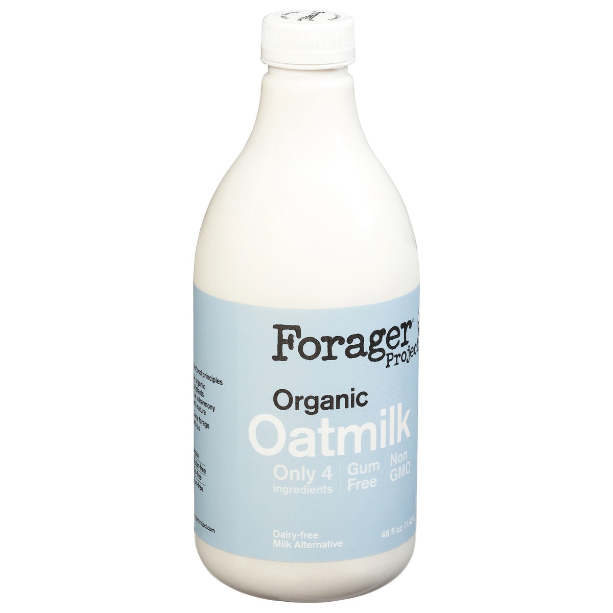 slide 3 of 9, Forager Project Oatmilk Vegan Unsweetened Organic, 48 oz