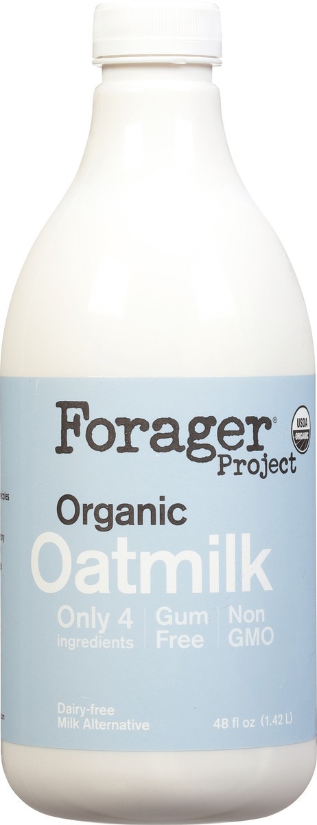 slide 2 of 9, Forager Project Oatmilk Vegan Unsweetened Organic, 48 oz