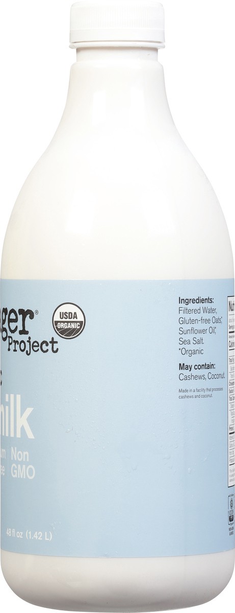 slide 4 of 9, Forager Project Oatmilk Vegan Unsweetened Organic, 48 oz