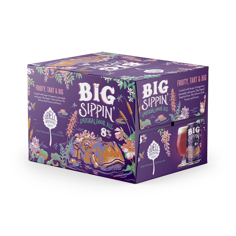 slide 3 of 5, Odell Brewing Co. Big Sippin' Imperial Sour Ale 6 - 12 oz Cans, 6 ct; 12 oz