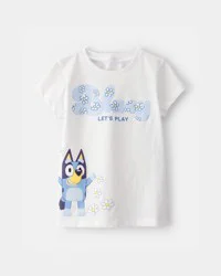 Carters Toddler Girl Bluey™ Graphic Tee - White White 5T