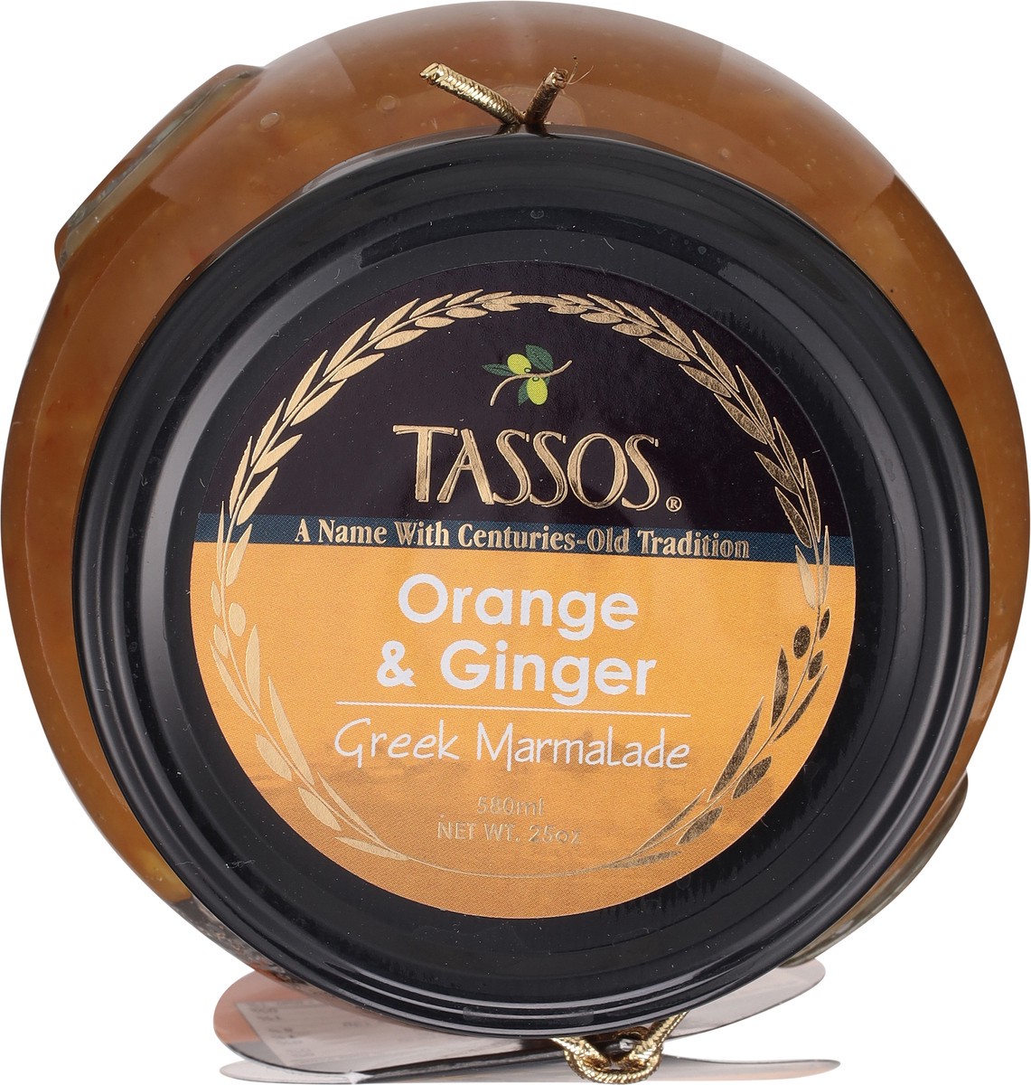 slide 10 of 14, Tassos Greek Marmalade Orange & Ginger Jams 25 oz, 25 oz