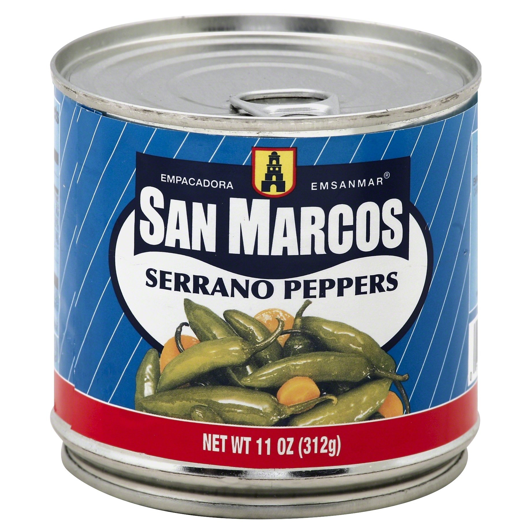 slide 1 of 1, San Marcos Serrano Peppers, 11 oz