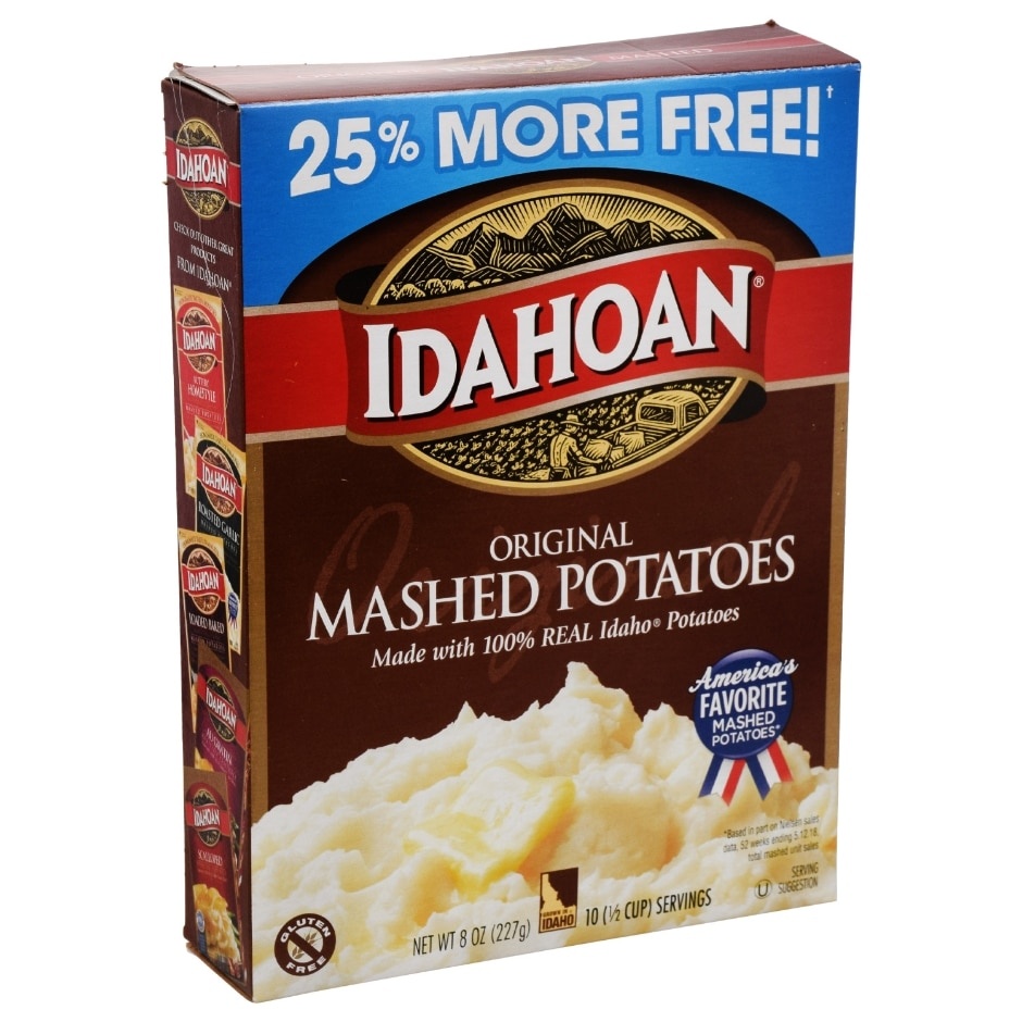 slide 1 of 1, Idahoan Original Mashed Potatoes, 8 oz