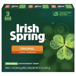 Irish Spring Deodorant Soap Original Bar Soap