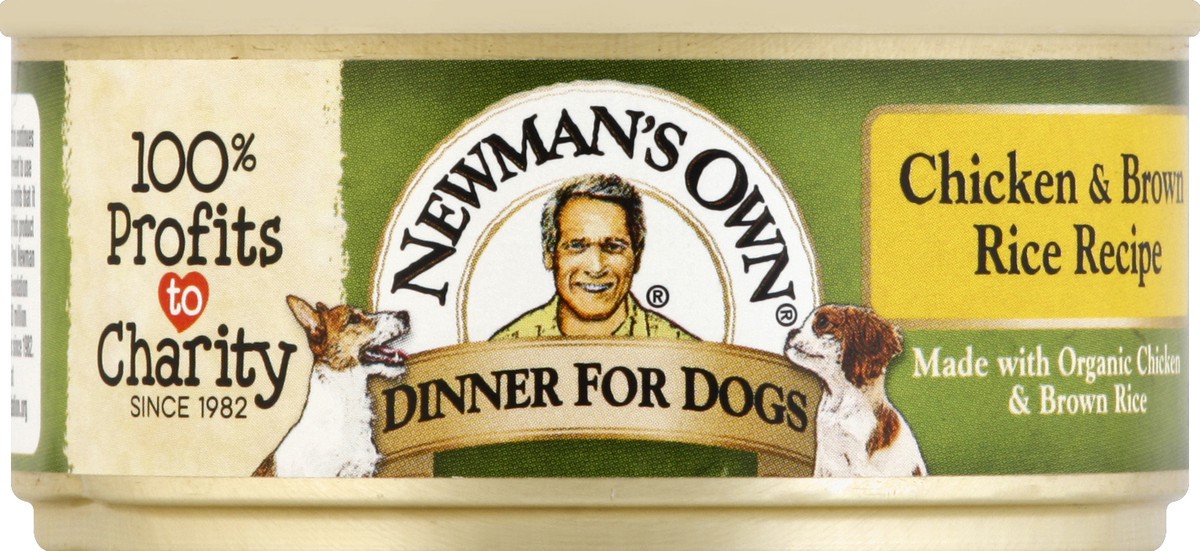 slide 5 of 6, Newman's Own Chicken Brown Rice Recipe Wet Dog Food, 5.5 oz