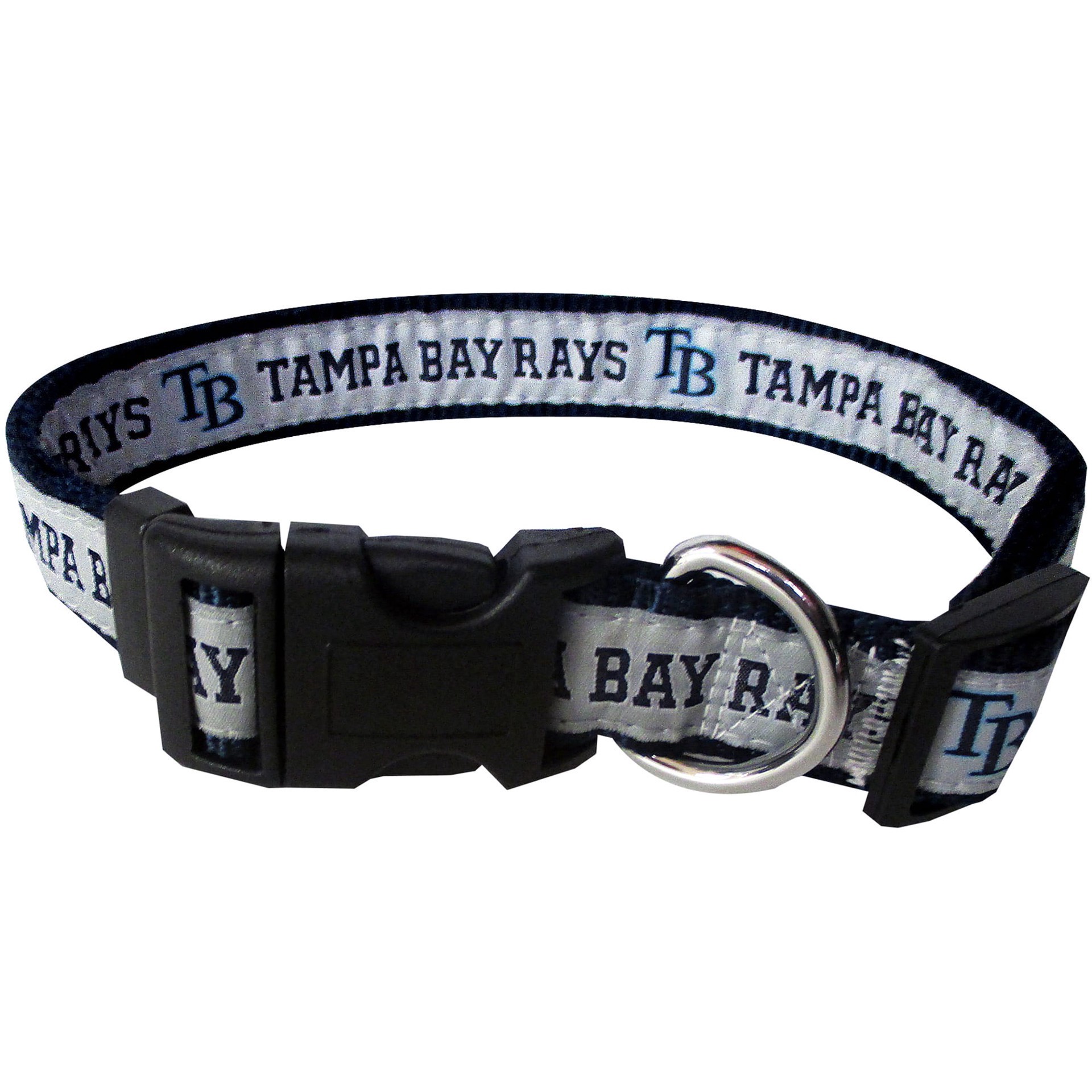 slide 1 of 1, Pets First Tampa Bay Rays MLB Dog Collar, MED