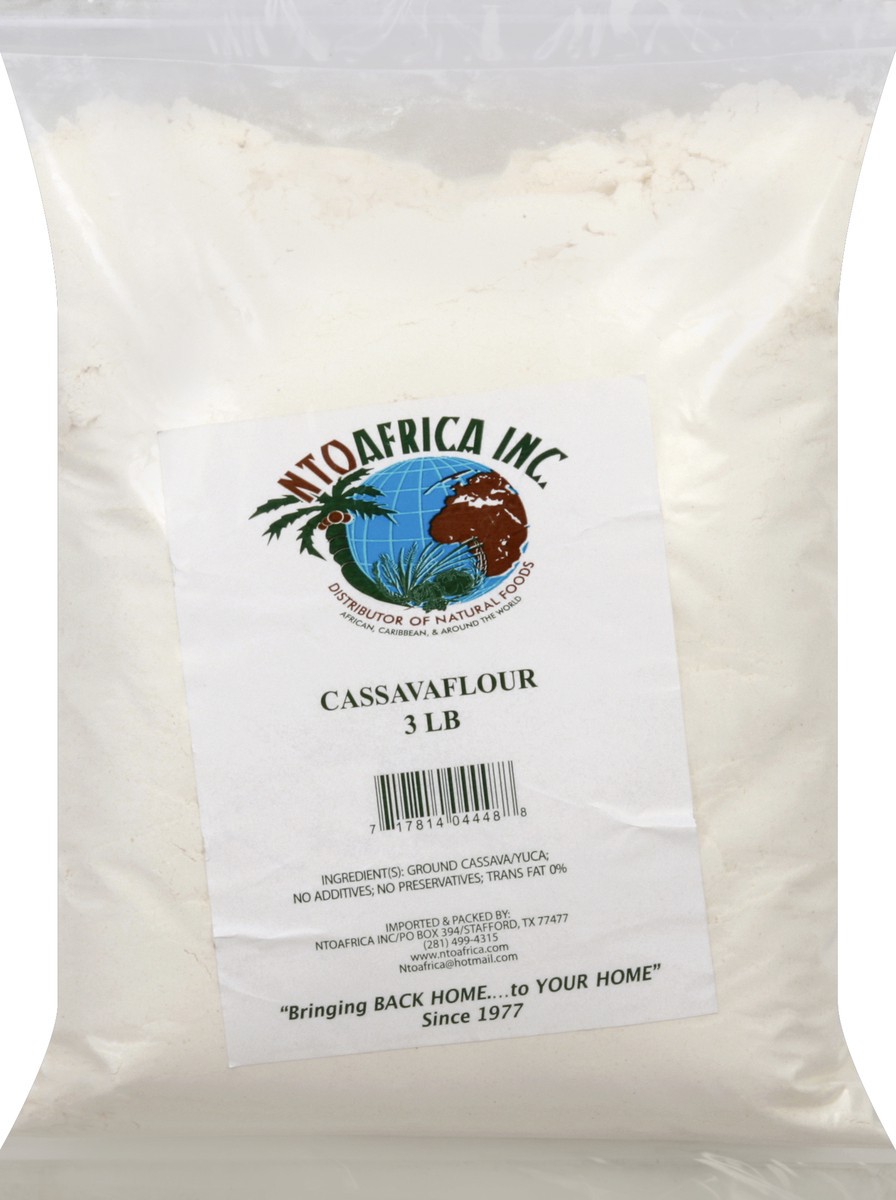 slide 2 of 6, NTOAfrica Cassava Flour 3 lb, 3 lb
