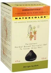 Naturcolor 5N Light Burdock Permanent Herbal Based Haircolor Gel