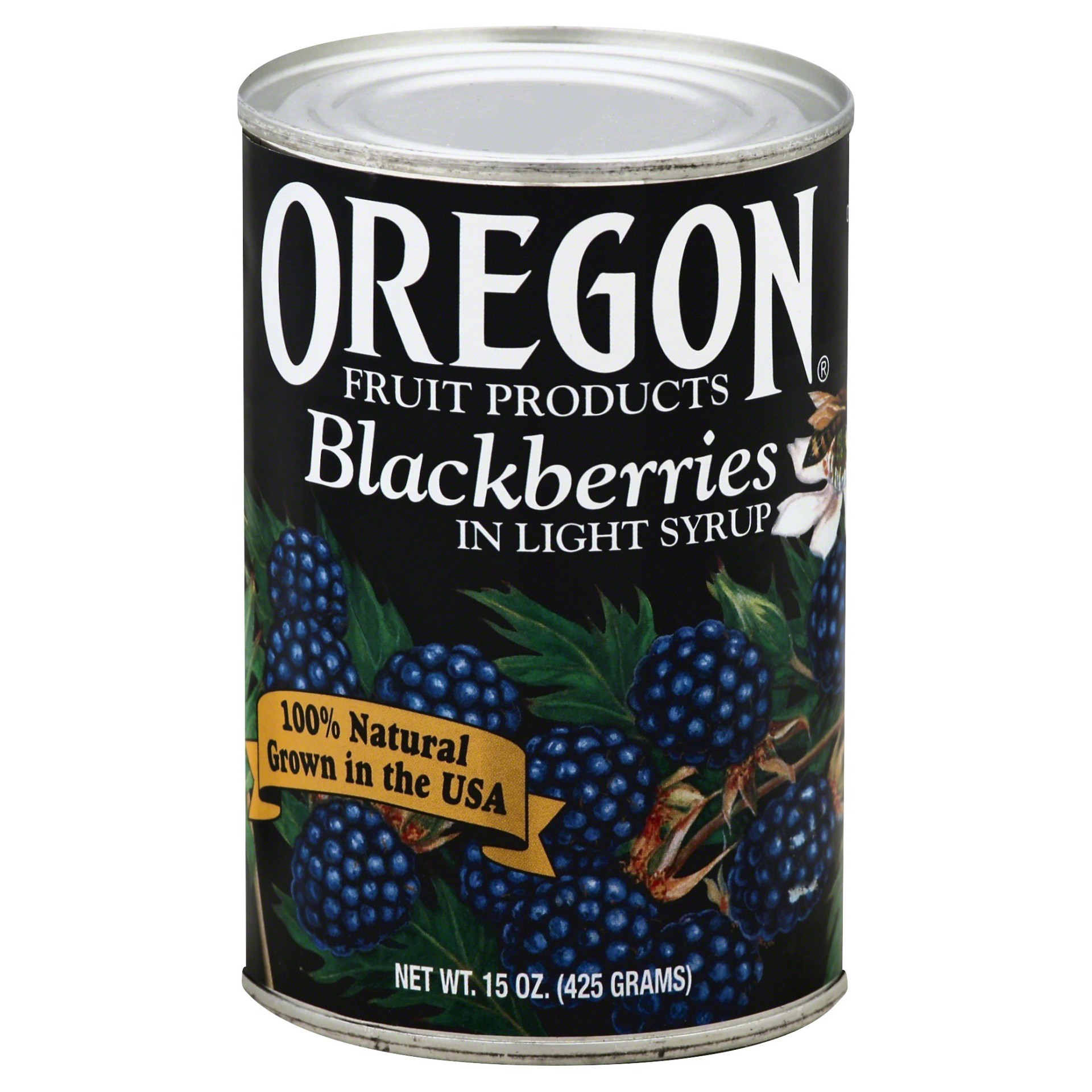 slide 1 of 9, Oregon Whole Berries Blackberries in Light Syrup 15 oz, 15 oz