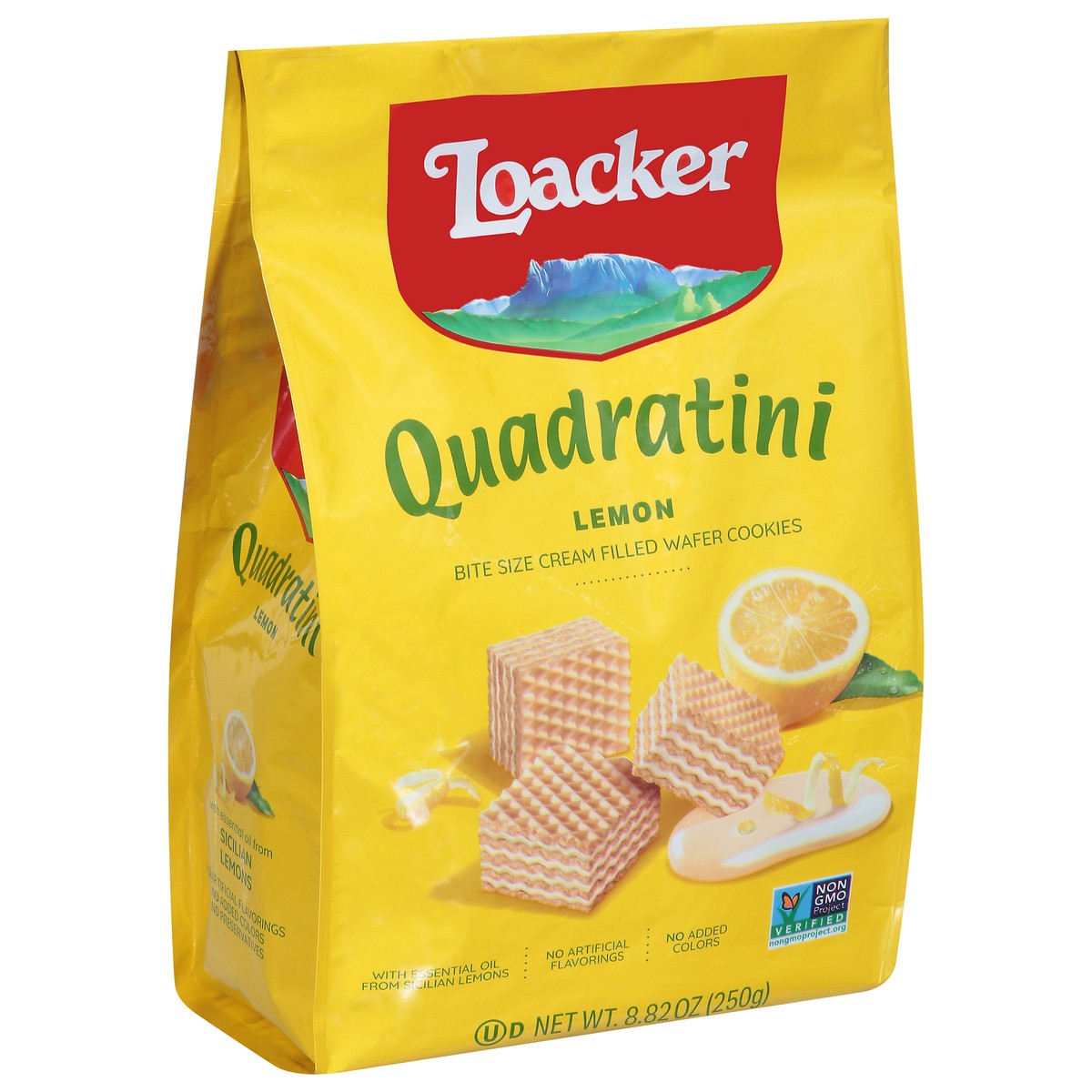 slide 5 of 9, Quadratini Lemon Wafer Cookies, 8.82 oz