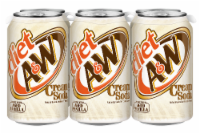 slide 1 of 1, A&W Diet Cream Soda - 6 ct; 12 fl oz, 6 ct; 12 fl oz