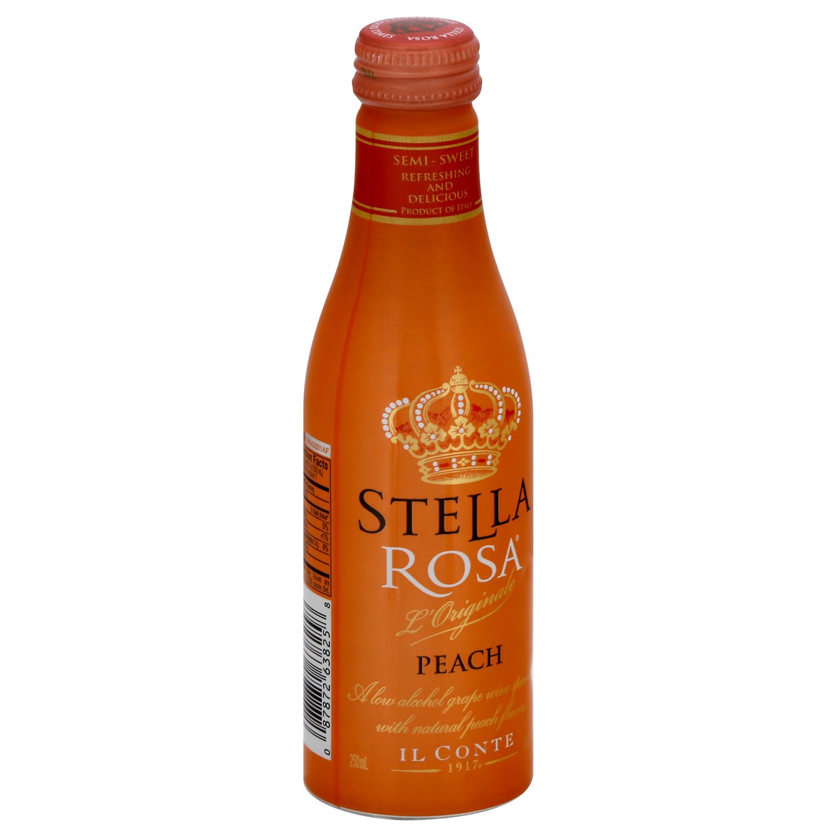 slide 9 of 10, Stella Rosa Peach Semi-Sweet White Wine 250mL, 1 liter