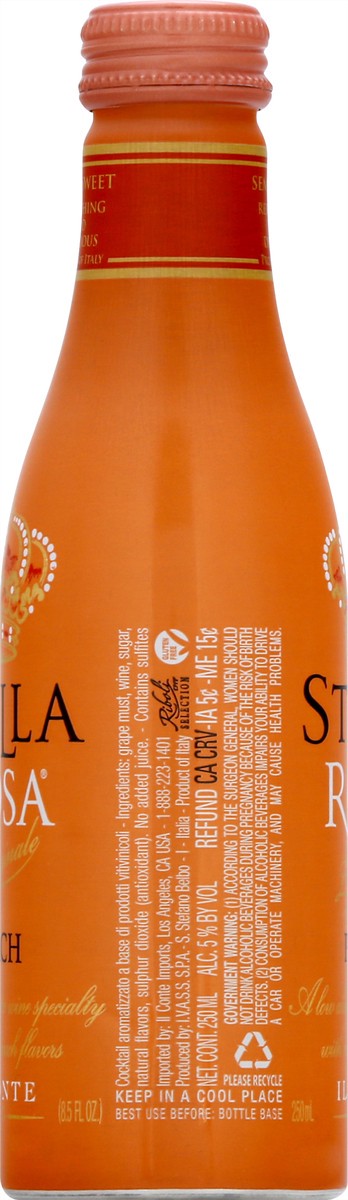 slide 2 of 10, Stella Rosa Peach Semi-Sweet White Wine 250mL, 1 liter
