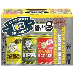 Lakefront Brewery Gluten-Free New Grist Beer Variety Pack - 12 x 12 fl oz