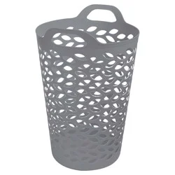EZY Storage 2.2BU Fleur Flexi Laundry Hamper Grey