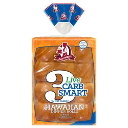 Aunt Millie's Live Carb Smart Hawaiian Dinner Rolls 12 ct