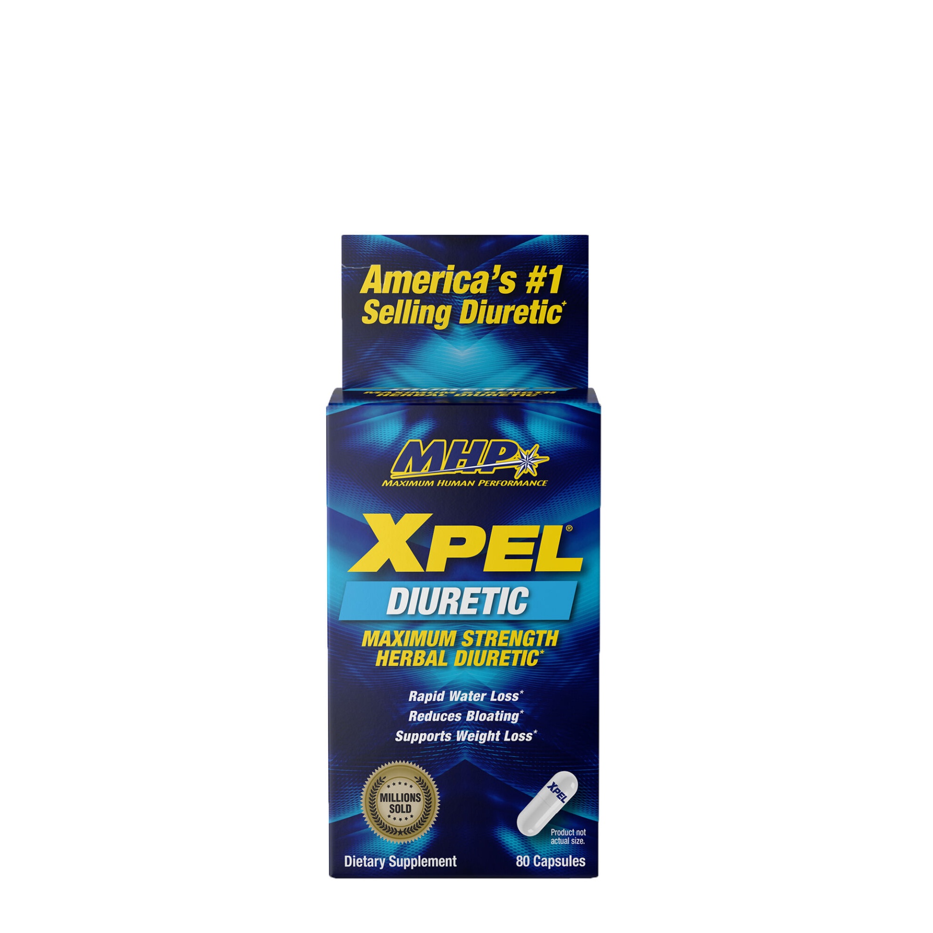 slide 1 of 1, MHP Xpel Diuretic, 80 ct