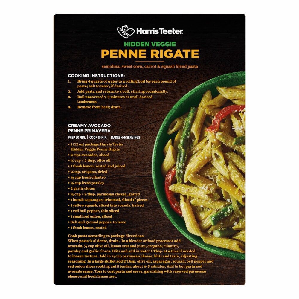 slide 2 of 4, Harris Teeter® Hidden Veggie Penne Rigate, 12 oz