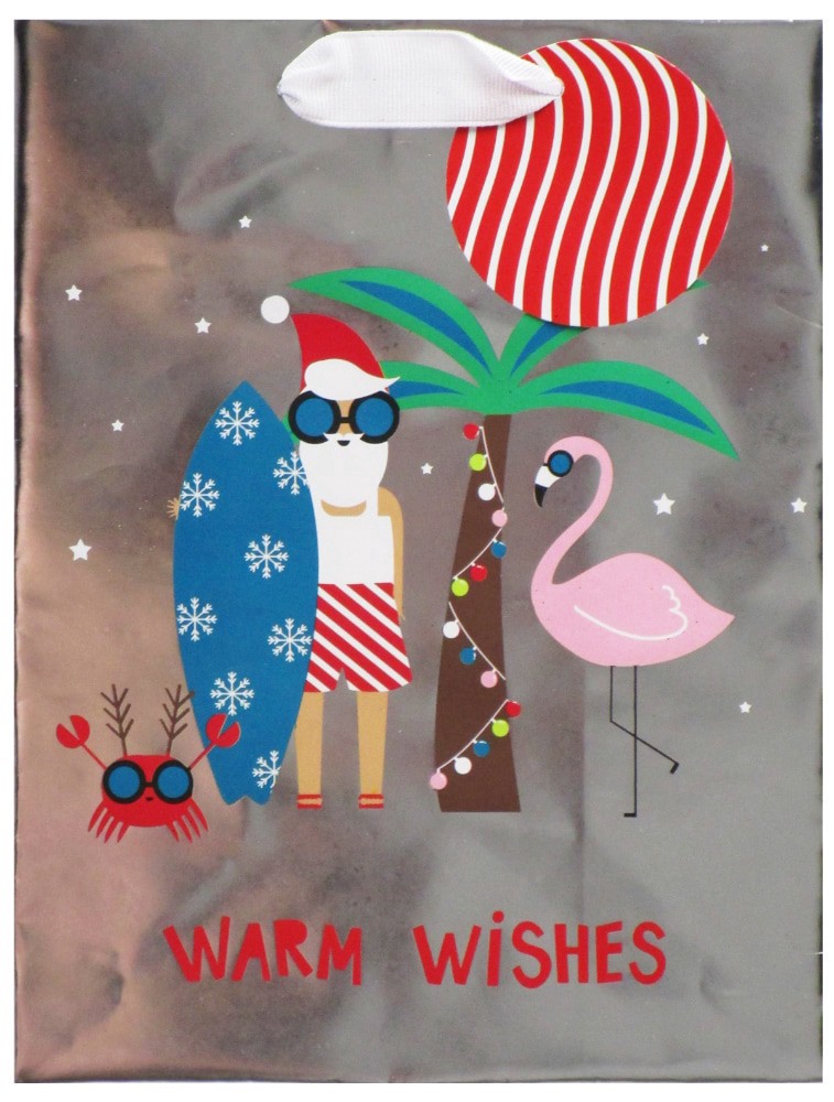 slide 1 of 1, Holiday Home Warm Wishes Holiday Gift Bag, 1 ct