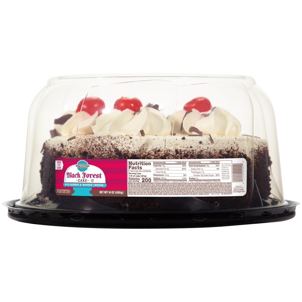 slide 5 of 5, Bakery Fresh Goodness Black Forest Cake, 14 oz